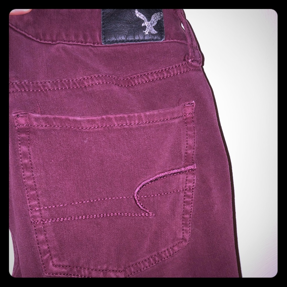 Colored American eagle jeggings